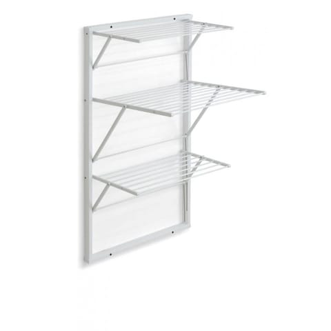 ⁨ARREDAMENTI KARIM Wall-mounted drying rack - 63 x68 cm, White⁩ at Wasserman.eu