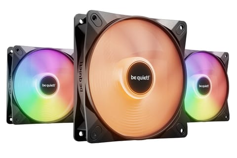 ⁨be quiet! LIGHT WINGS LX 120mm PWM High Speed 3-Pack Black Computer case Fan 12 cm 3 pc(s)⁩ at Wasserman.eu