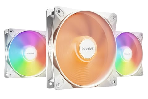 ⁨be quiet! LIGHT WINGS LX 120mm PWM 3-Pack White Computer case Fan 12 cm 3 pc(s)⁩ at Wasserman.eu