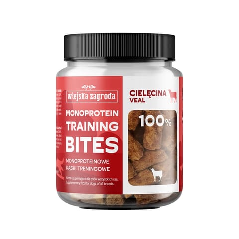 ⁨WIEJSKA ZAGRODA Monoprotein training bites Veal - dog treat - 150g⁩ at Wasserman.eu