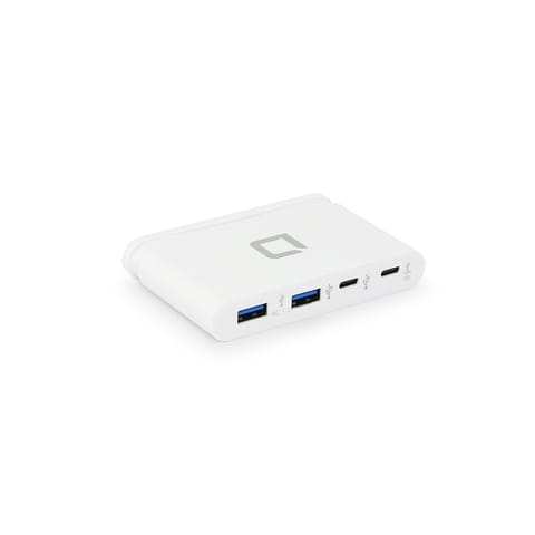 ⁨Hub Dicota USB-C Portable Hub 4-in-1 2xUSB-A/1xUSB-C PD3.0/ 1xUSB-C 5Gbps⁩ w sklepie Wasserman.eu