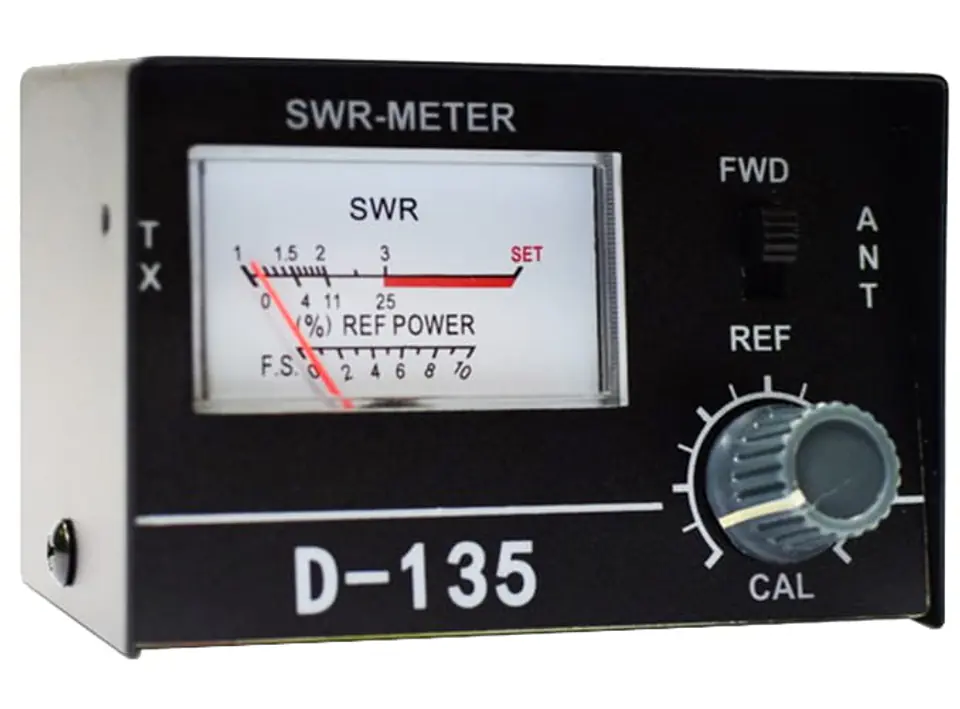 Reflectometer, CB meter SWR D-135 at Wasserman.eu