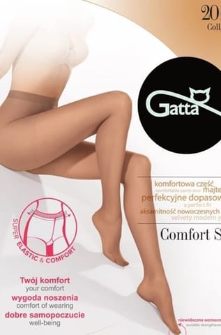 ⁨Rajstopy Comfort Style 20 Den (Rozmiar 4)⁩ w sklepie Wasserman.eu