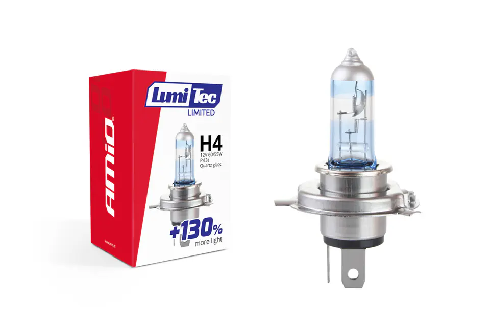 ⁨02132 Halogen Bulb H4 12V 60/55W LumiTec Limited +130%⁩ at Wasserman.eu