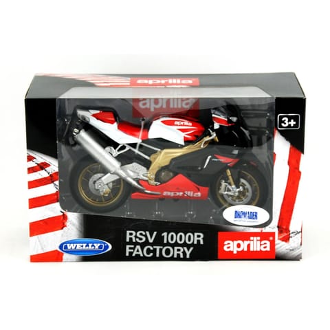 ⁨WELLY MOTOCYKL APRILIA RSV 1000R1:10⁩ w sklepie Wasserman.eu