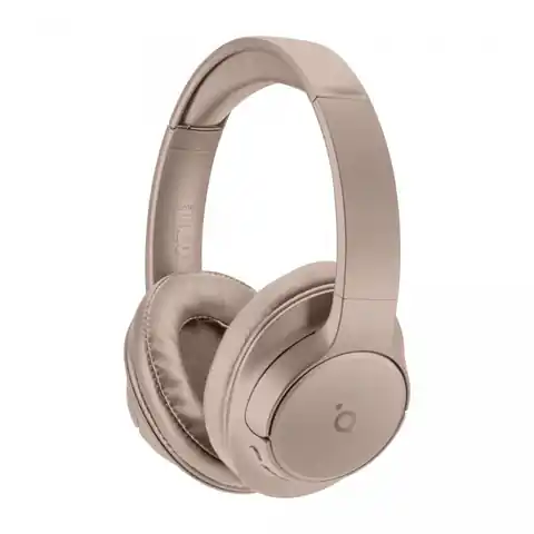 ⁨BH317 Słuchawki bezprzewodowe Bluetooth z mikrofonem, wokółuszne, kolor piaskowy⁩ w sklepie Wasserman.eu