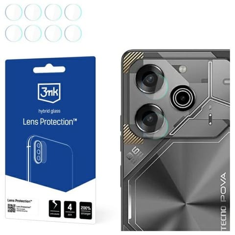 ⁨3MK Lens Protect Tecno Pova 6 Neo Ochrona na obiektyw aparatu 4szt.⁩ w sklepie Wasserman.eu