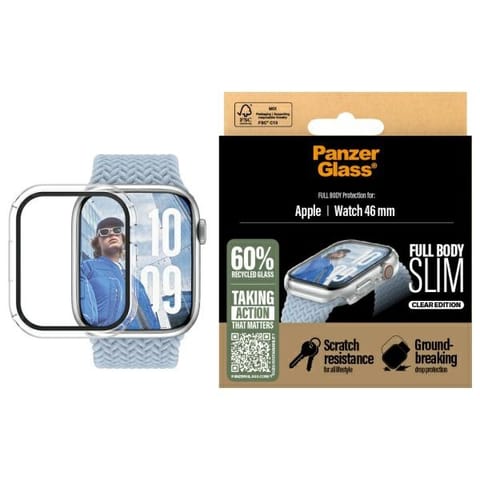 ⁨PanzerGlass Snappie Full Body Apple      Watch 10 46mm przezroczysty/transparent 3714⁩ w sklepie Wasserman.eu