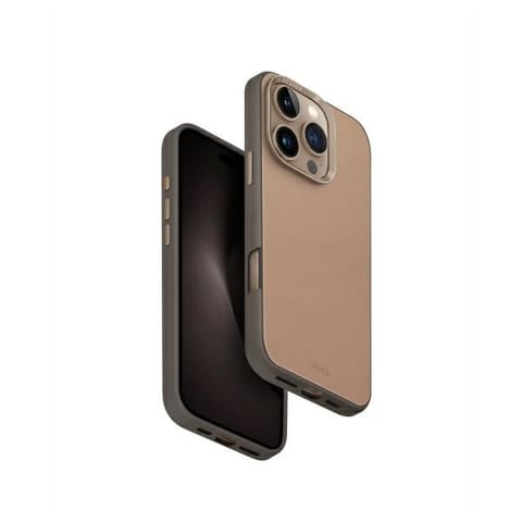 ⁨UNIQ etui Lyden DS iPhone 16 Pro 6.3"    Magclick Charging brązowo-szary/flint grey⁩ w sklepie Wasserman.eu