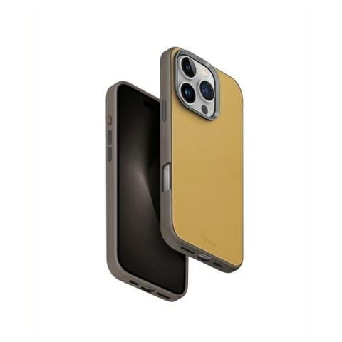 ⁨UNIQ etui Lyden DS iPhone 16 Pro 6.3"    Magclick Charging żółto-szary/yellow-grey⁩ w sklepie Wasserman.eu