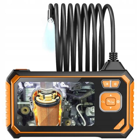 ⁨INSPECTION CAMERA DUO ENDOSCOPE TWO CAMERAS 5M 7LED 2x Full HD LCD 5.5mm⁩ at Wasserman.eu