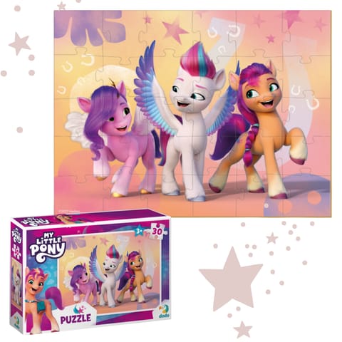 ⁨PUZZLE MY LITTLE PONY MÓJ MAŁY KUCYK 30 ELEMENTÓW UROCZA UKŁADANKA⁩ w sklepie Wasserman.eu