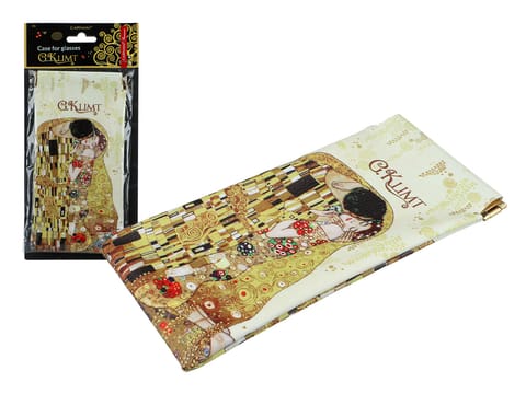 ⁨Etui na okulary, miękkie - G. Klimt, Pocałunek (CARMANI)⁩ w sklepie Wasserman.eu