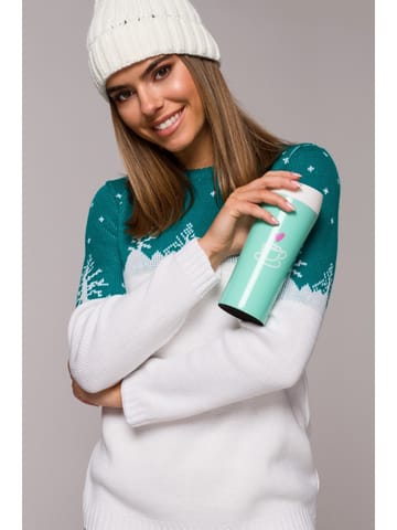 ⁨MXS05 Christmas Sweater with Christmas Tree Motif - Emerald (Green, One size fits all)⁩ at Wasserman.eu