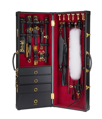 ⁨Walizka pełna akcesoriów BDSM Upko Luxury BDSM Vertical Trunk Kit⁩ at Wasserman.eu