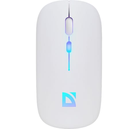 ⁨Wireless mouse silent click TOUCH MM-997 battery 800/1200/1600 DPI white⁩ at Wasserman.eu