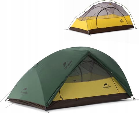 ⁨Naturehike hiking tent NH17T012 - green⁩ at Wasserman.eu