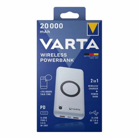 ⁨POWER BANK WIRELESS 20000mAh VARTA⁩ w sklepie Wasserman.eu