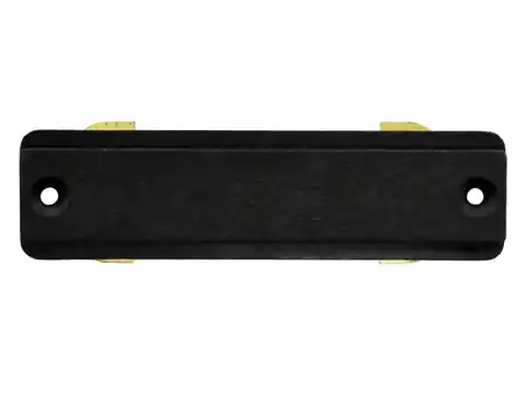 ⁨Łącznik do szyn jednofazowych prosty czarny 230v⁩ w sklepie Wasserman.eu