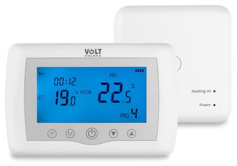 ⁨Termostat bezprzewodowy systemów grzewczych WT-08 wifi⁩ w sklepie Wasserman.eu