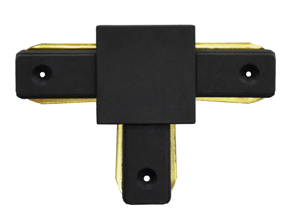 ⁨Connector for single-phase rails t-shape black 230v⁩ at Wasserman.eu