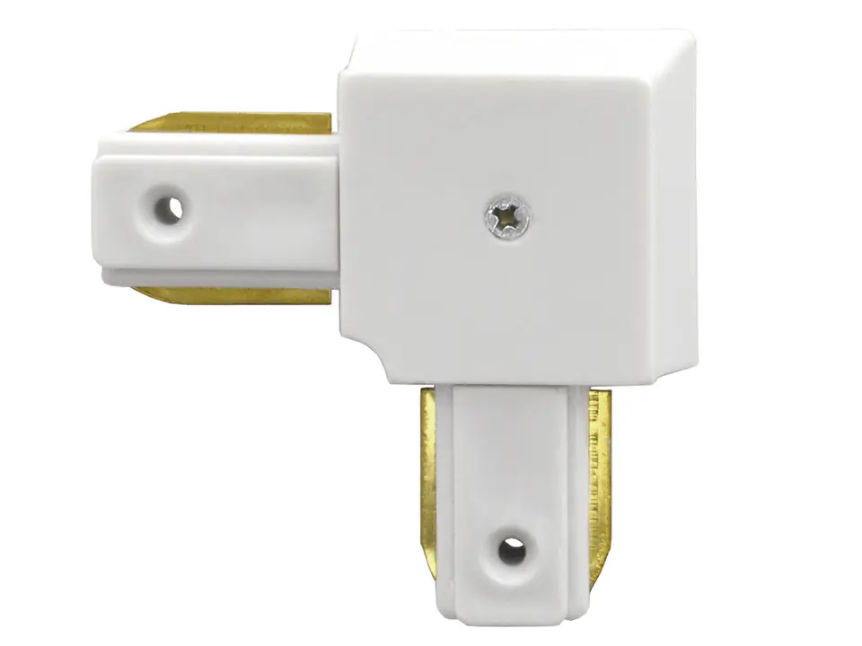 ⁨Fastener for single-phase corner rails 90 degrees white 230v⁩ at Wasserman.eu