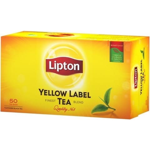 ⁨Herbata Lipton Yellow Label (50)⁩ w sklepie Wasserman.eu