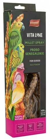 ⁨Vitapol Proso senegalskie 3 kłosy / opakowanie 100g [2000]⁩ w sklepie Wasserman.eu