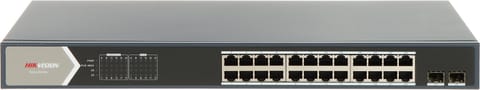 ⁨SWITCH POE DS-3E0526P-E/M 24-PORTOWY SFP Hikvision⁩ w sklepie Wasserman.eu