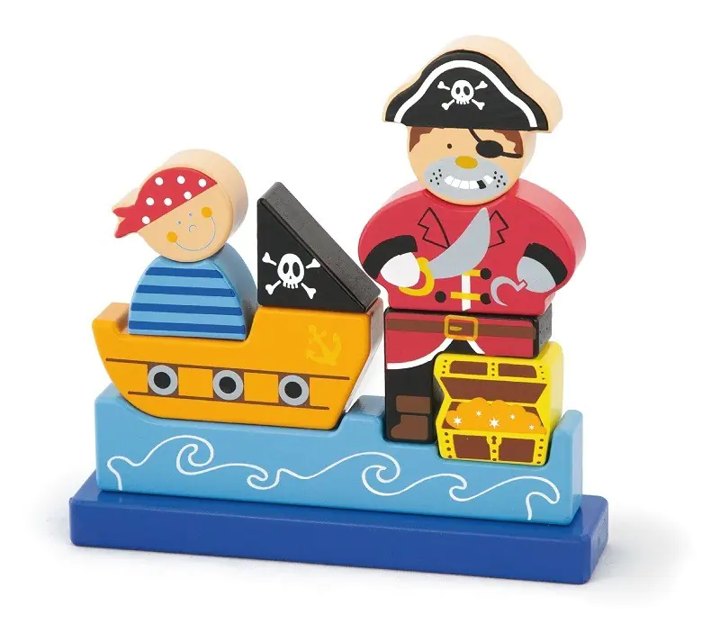 Viga 50077 Magnetic blocks - pirate at Wasserman.eu