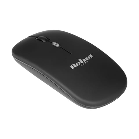 ⁨Bezprzewodowa mysz Rebel WM210 Czarna⁩ w sklepie Wasserman.eu