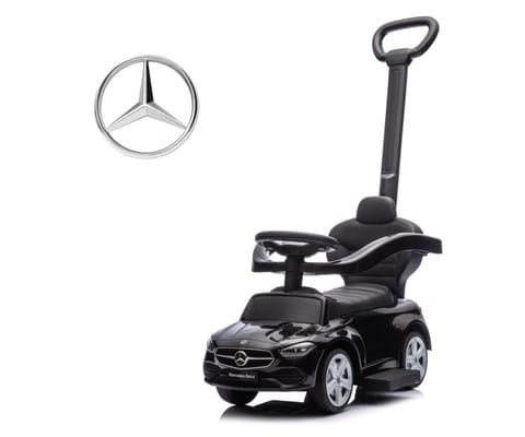 ⁨Milly Mally Pojazd z rączką MERCEDES C-Class Black⁩ w sklepie Wasserman.eu