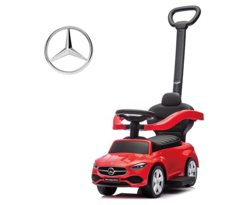 ⁨Milly Mally Pojazd z rączką MERCEDES C-Class Deluxe Red⁩ w sklepie Wasserman.eu