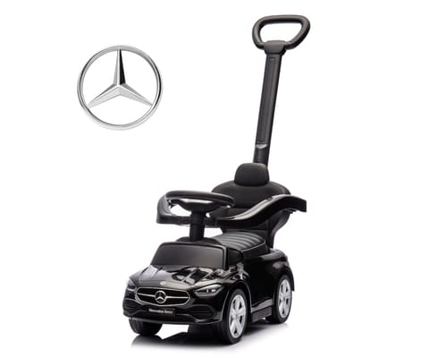 ⁨Milly Mally Pojazd z rączką MERCEDES C-Class Deluxe Black⁩ at Wasserman.eu
