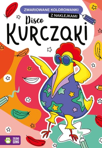 ⁨Zwariowane kolorowanki. Disco kurczaki⁩ w sklepie Wasserman.eu