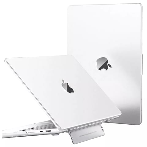 ⁨Etui matowe z podstawką Alogy ProStand™ obudowa do MacBook Air 13.3" (A1932/A2179/A2337) Przezroczyste⁩ w sklepie Wasserman.eu