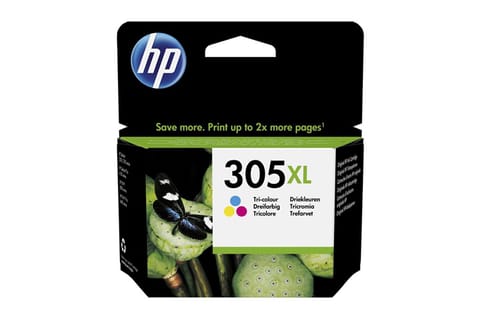 HP Original ink/ink 3YM63AE, HP 305XL, Tri-colour, HP 305XL, High yield, HP DeskJet 2300, 2710, 2720, Plus 4100 at Wasserman.eu