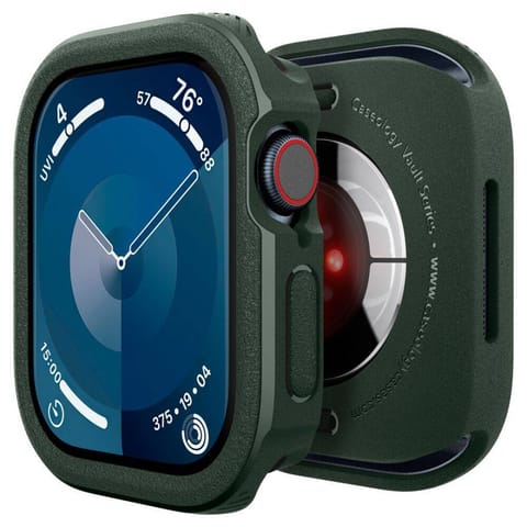 Pasek do APPLE WATCH 10 (46MM) Spigen Caseology Vault Midnight zielone w sklepie Wasserman.eu