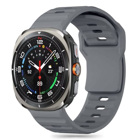 ⁨Pasek do SAMSUNG GALAXY WATCH ULTRA (47MM) Tech-Protect Silicone Crayon szare⁩ w sklepie Wasserman.eu