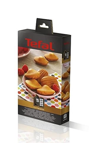 ⁨TEFAL Talerze Madeleine do ciastek XA801512 Czarne | TEFAL | Talerze Madeleine | XA801512 | Czarny⁩ w sklepie Wasserman.eu