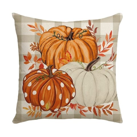 ⁨Poszewka na poduszkę 45x45cm piękny druk Jesień BOHO POD188⁩ w sklepie Wasserman.eu