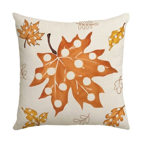 ⁨Poszewka na poduszkę 45x45cm piękny druk Jesień BOHO POD190⁩ w sklepie Wasserman.eu