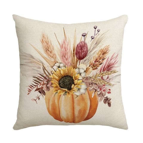 ⁨Poszewka na poduszkę 45x45cm piękny druk Jesień BOHO POD191⁩ w sklepie Wasserman.eu