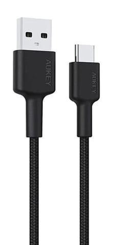 ⁨AUKEY CB-CD30 USB cable 0.9 m USB A USB C Black⁩ at Wasserman.eu