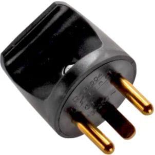 ⁨MicroConnect EDB Plug, Black⁩ w sklepie Wasserman.eu