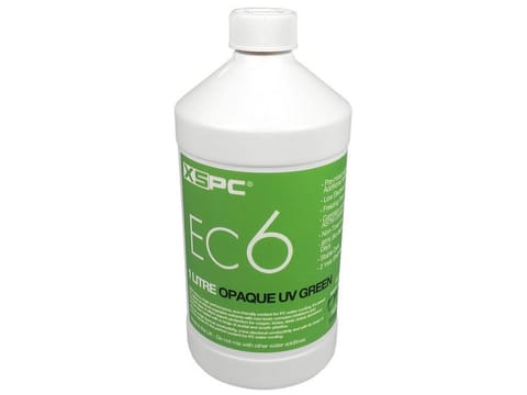 ⁨XSPC EC6 Coolant, 1 litre - opaque-green, UV⁩ at Wasserman.eu