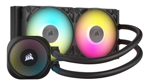 ⁨CORSAIR iCUE LINK TITAN 240 RX RGB AIO, 240mm Radiator, Liquid CPU Cooler⁩ w sklepie Wasserman.eu