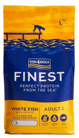 ⁨FISH4DOGS Finest Ocean White fish Large Adult - dry dog food - 1,5kg⁩ at Wasserman.eu