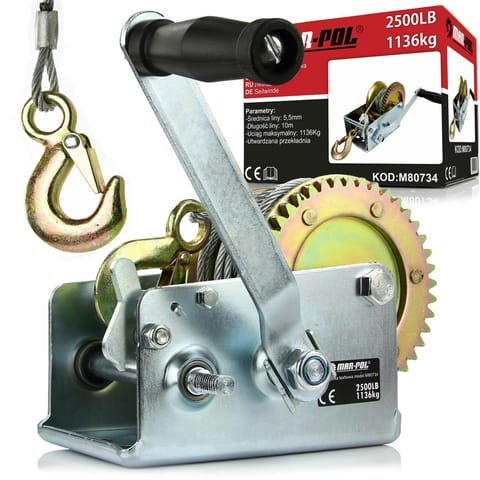 ⁨CRANK WINCHES 1136 KG /MAR-POL 10m LINES⁩ at Wasserman.eu