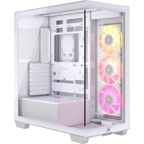 ⁨Corsair iCUE LINK 3500X RGB Midi Tower White⁩ at Wasserman.eu